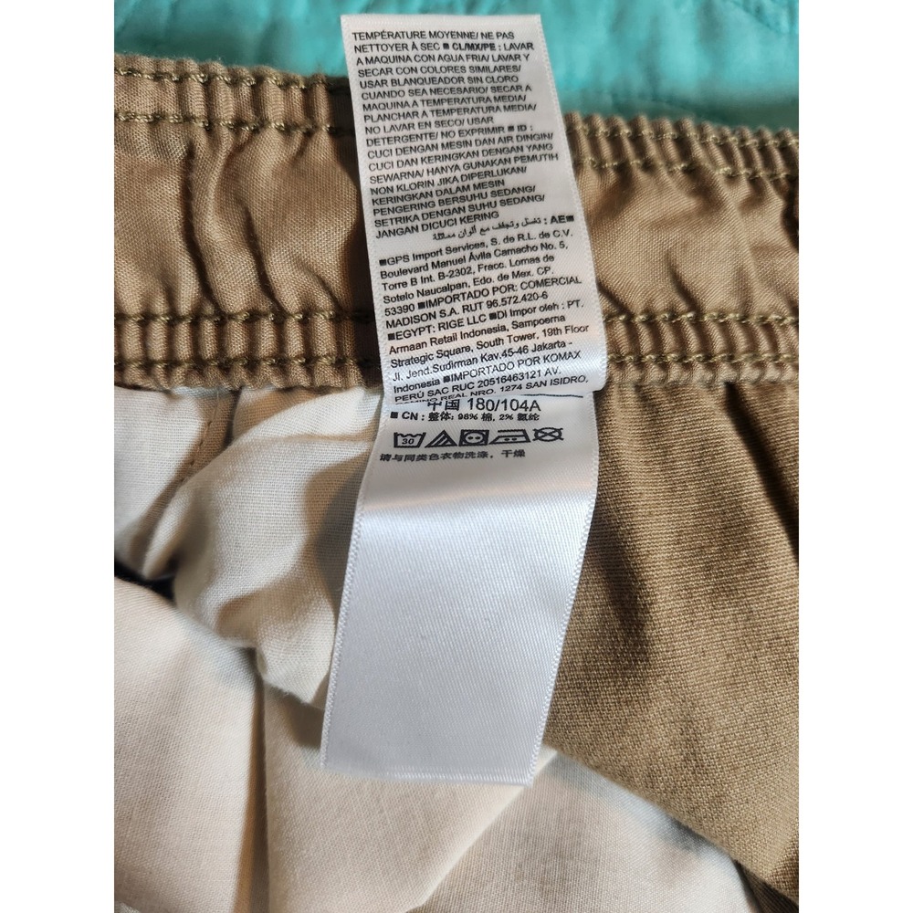 Old Navy Mens Jogger Pants Basswood Brown Cotton Stretch XL S/205867 - Picture 7 of 11